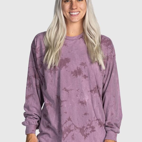 Crush Tie-Dyed Long Sleeve T-Shirt Thumbnail