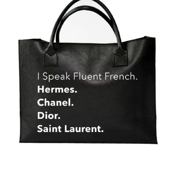 The Make Her Power Moves Tote - French Black Thumbnail