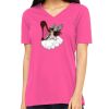 Missy's Relaxed Jersey Short-Sleeve V-Neck T-Shirt Thumbnail