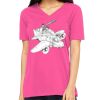 Missy's Relaxed Jersey Short-Sleeve V-Neck T-Shirt Thumbnail