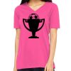 Missy's Relaxed Jersey Short-Sleeve V-Neck T-Shirt Thumbnail
