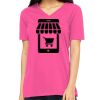 Missy's Relaxed Jersey Short-Sleeve V-Neck T-Shirt Thumbnail