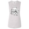 Ladies' Bella Flowy Scoop Muscle Tank Thumbnail