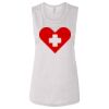 Ladies' Bella Flowy Scoop Muscle Tank Thumbnail